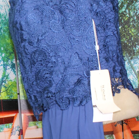 COCKTAIL PALAZZO PANTS SUIT ROYAL BLUE MEDIUM NWT (MOTHER OF BRIDE) - Picture 5 of 8